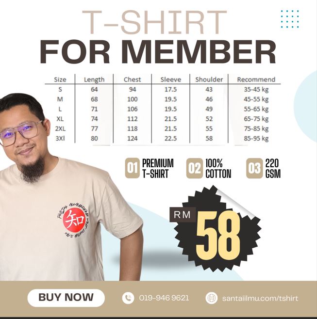 T-Shirt Khas Untuk Member Syihabudin Ahmad