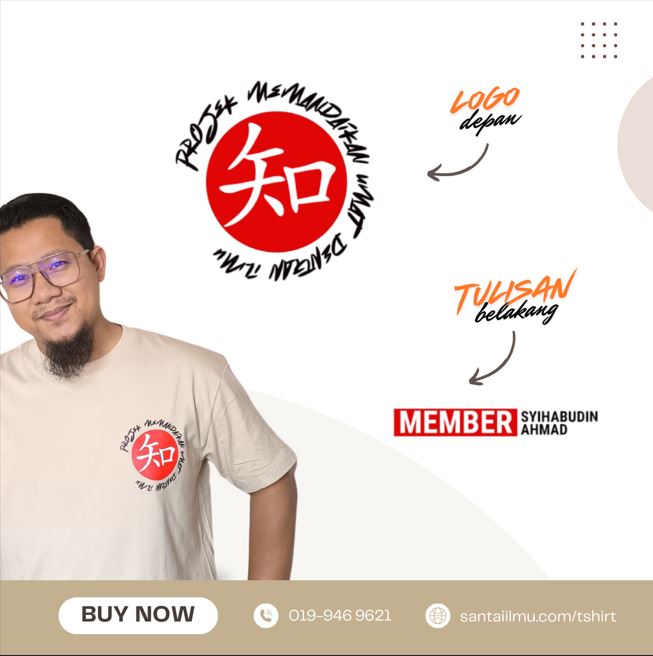 T-Shirt Khas Untuk Member Syihabudin Ahmad