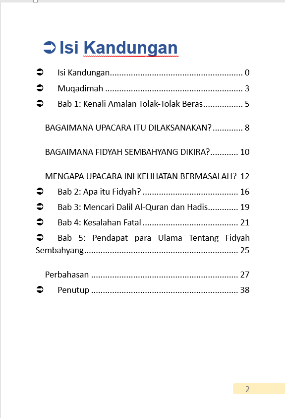 Upacara Tolak-Tolak Beras- Sunnah atau Bidaah? Oleh Syihabudin Ahmad