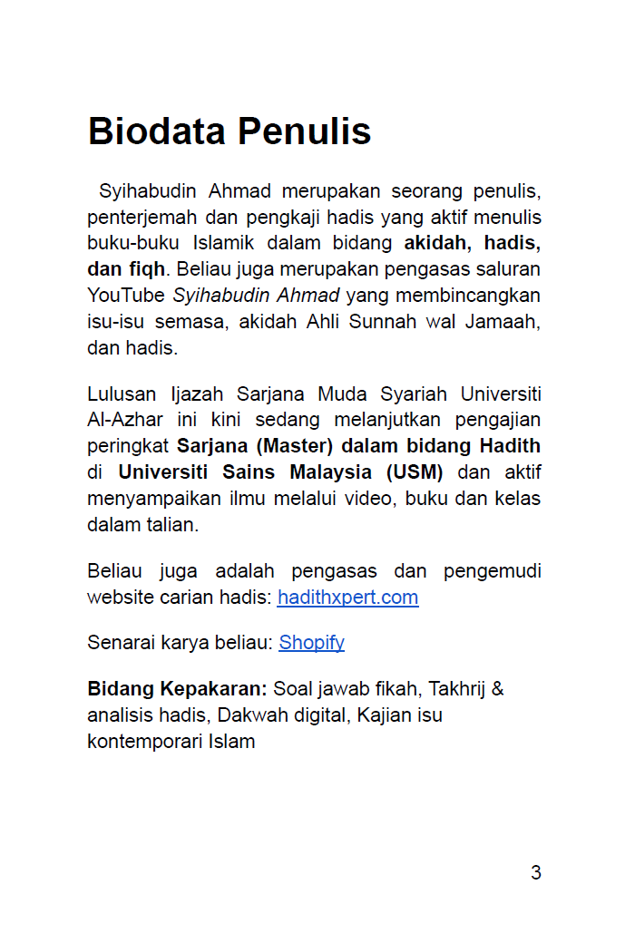 Panduan Taharah Wanita Hamil dan Bersalin | Syihabudin Ahmad
