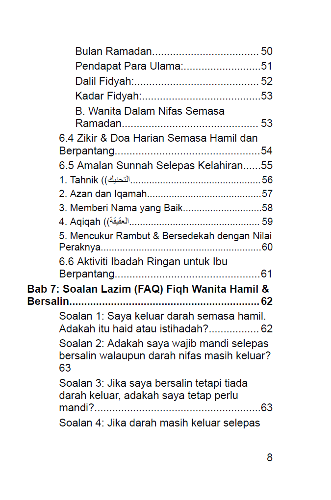 Panduan Taharah Wanita Hamil dan Bersalin | Syihabudin Ahmad