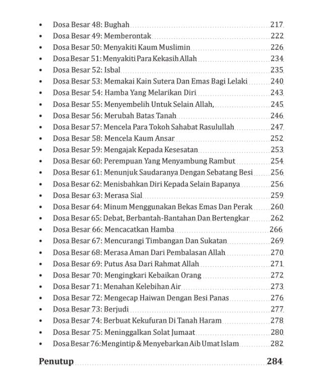 Kombo 2 buku Hisnul Muslim dan Al-Kabair | Santai Ilmu Publication